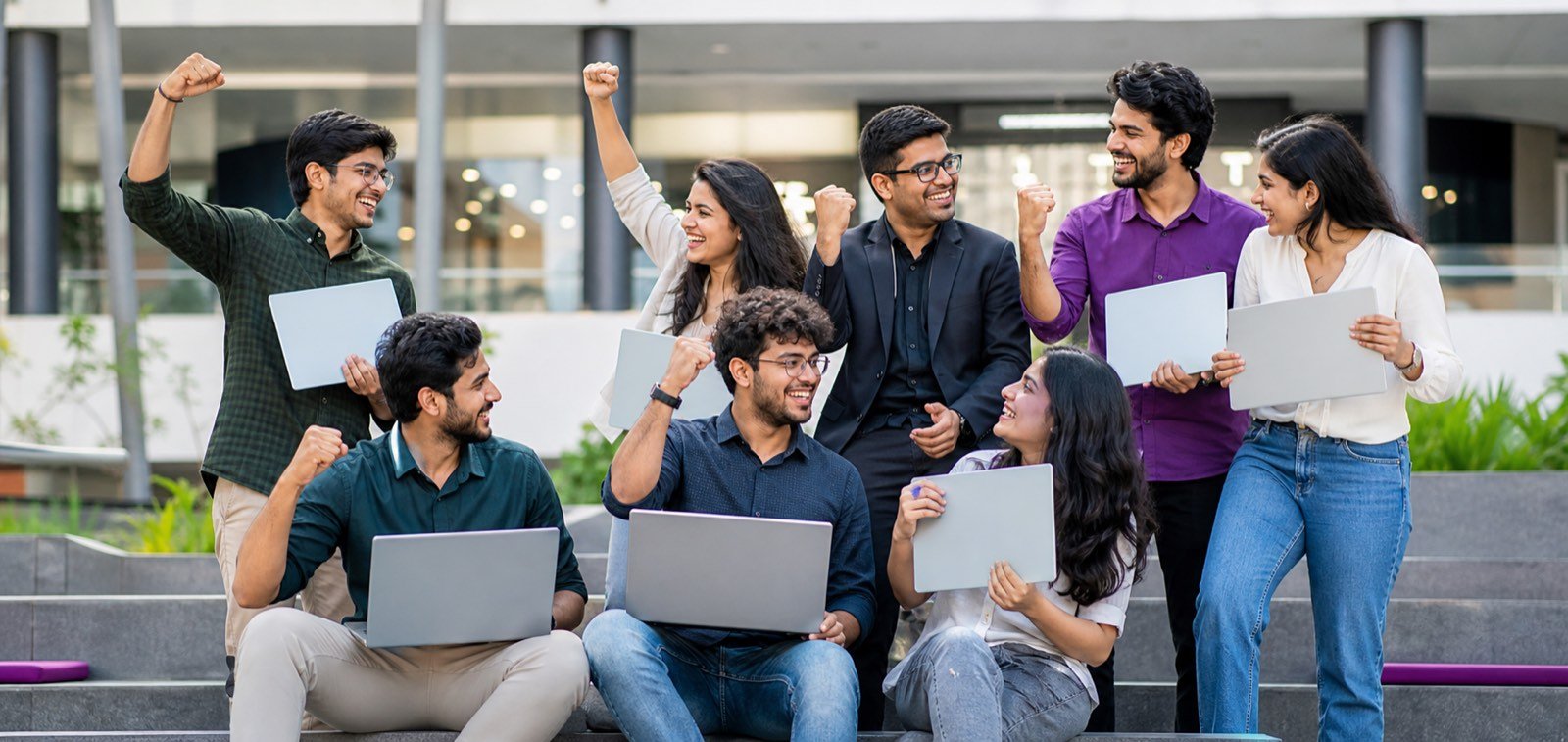 Labsity students collaborating in India