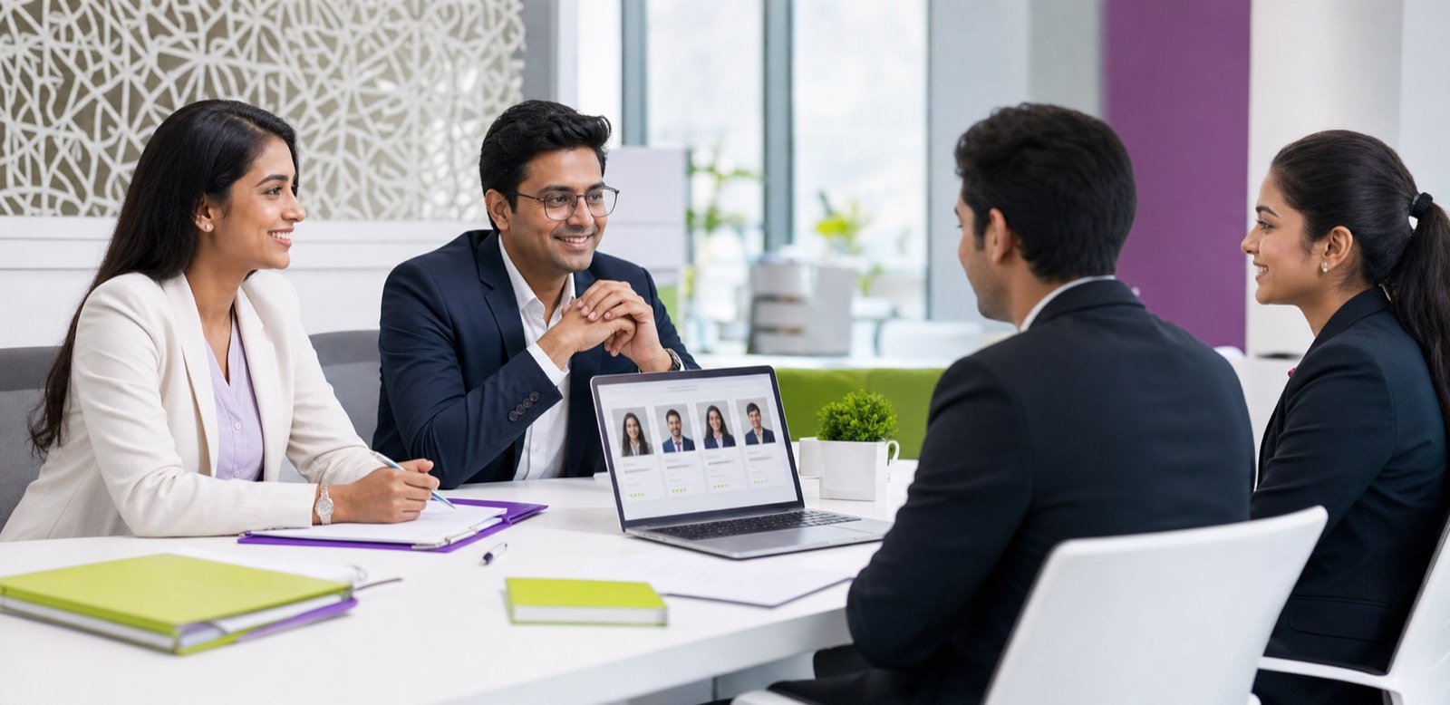 Employer reviewing Labsity candidates