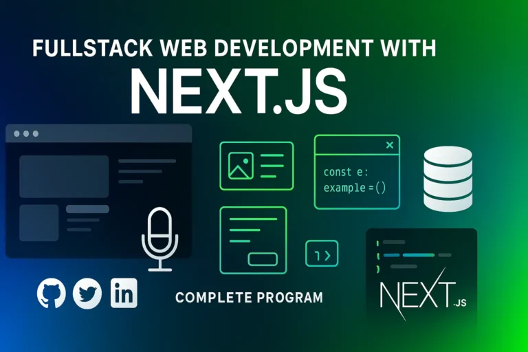 Full Stack Development Mastery : NextJS